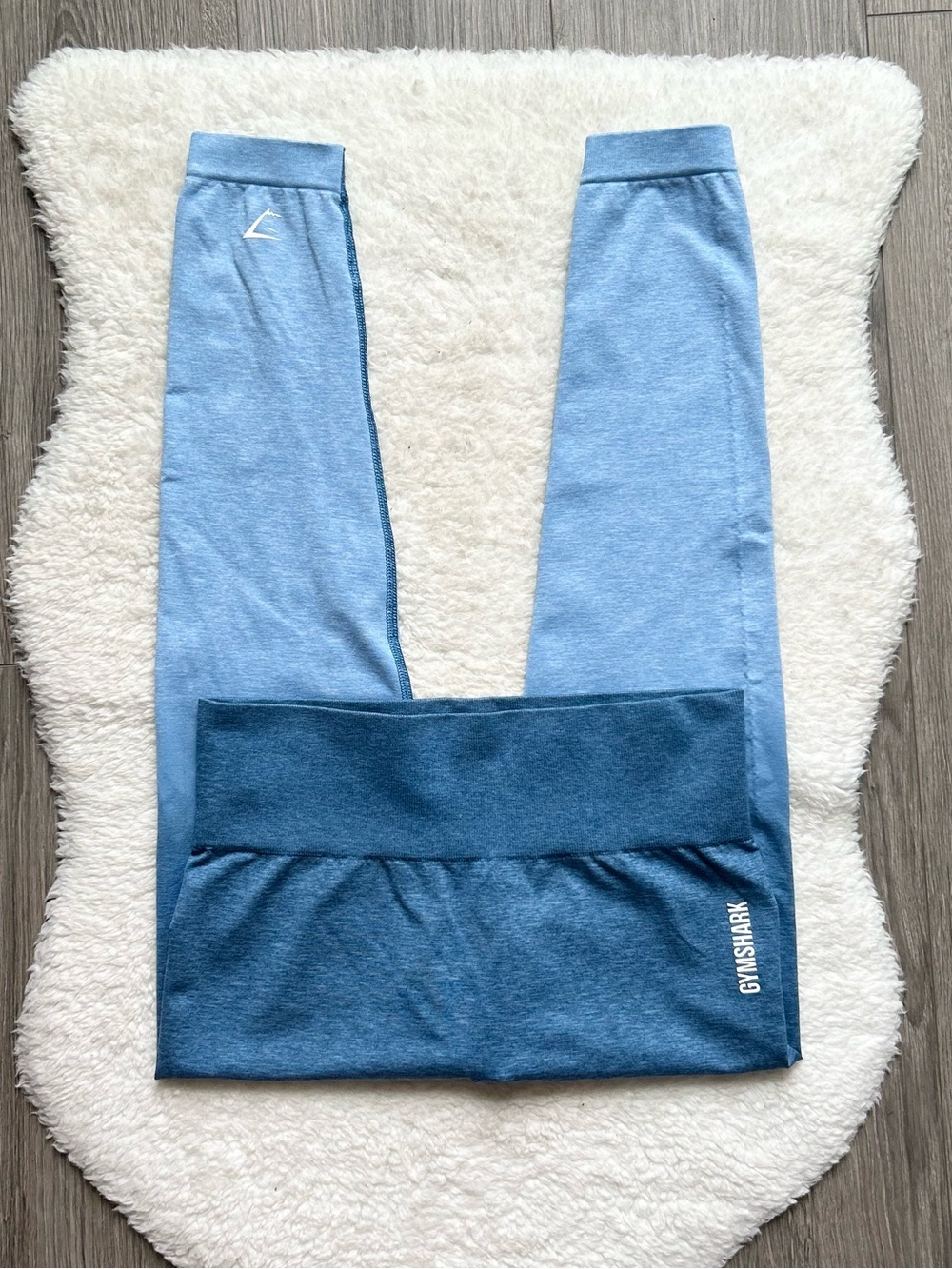 Gymshark Blue Ombré Seamless Athletic Leggings